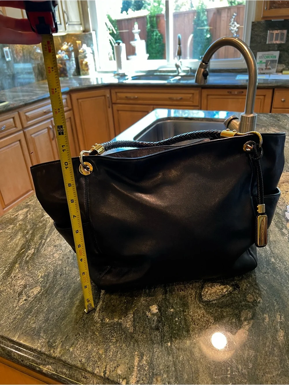 Michael Kors black essentials logo